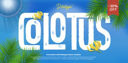 Colotus Font Poster 11