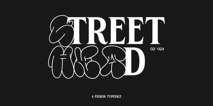 Street Head Font Poster 1