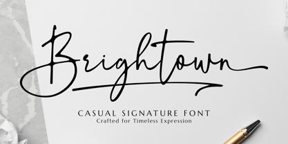 Brightown Font Poster 1