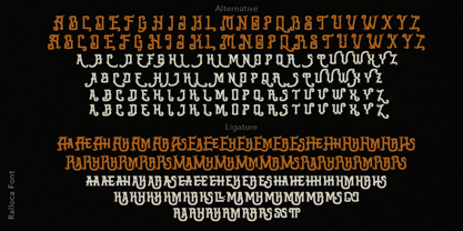 Ralloca Font Poster 14