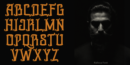 Ralloca Font Poster 3