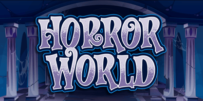 Horror World Font Poster 1
