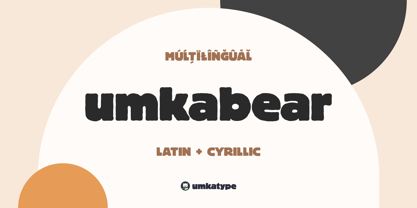 Umka Bear Font Poster 1