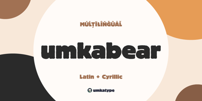 Umka Bear Font Poster 13