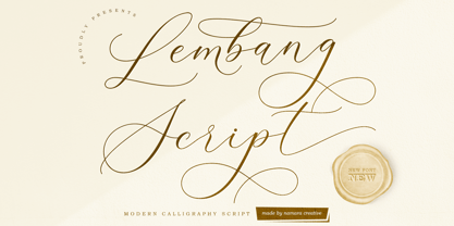 Lembang Script Font Poster 1