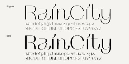 RainCity Font Poster 8