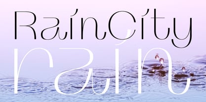 RainCity Font Poster 1