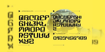 Mechadroid Font Poster 2