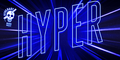 Hyper Svelte Font Poster 5