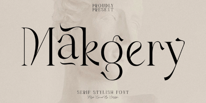 Makgery Font Poster 1