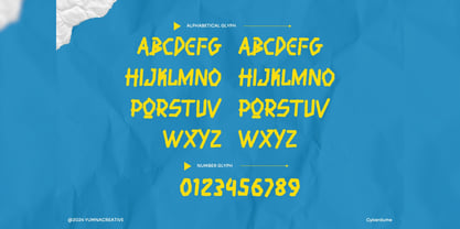 Cyberdume Font Poster 2