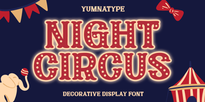 Night Circus Font Poster 1