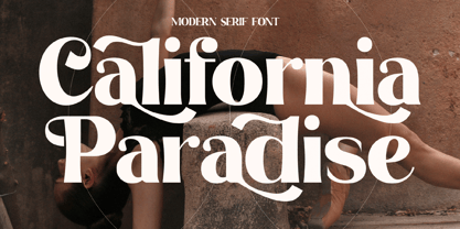 California Paradise Font Poster 1