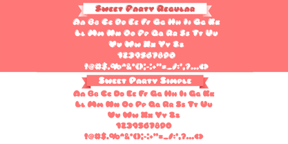 Sweet Party Font Poster 3