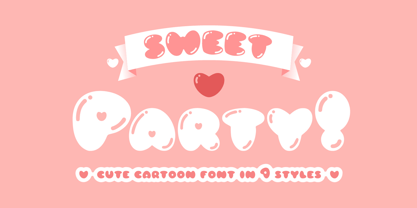 Sweet Party Font Poster 1