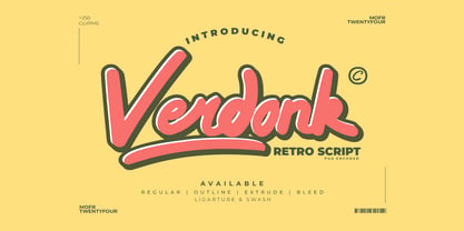 Verdonk Font Poster 1