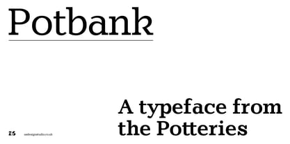 Potbank Font Poster 1