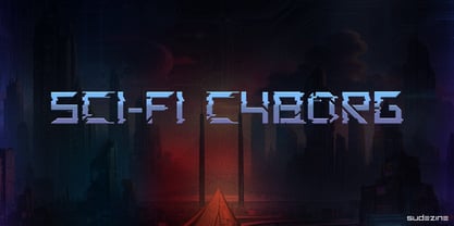 SDGlitch Robot Font Poster 5