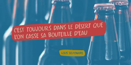 Bouteilles Font Poster 6