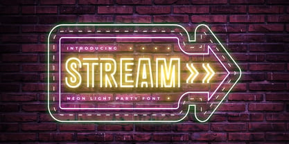 Stream Font Poster 1