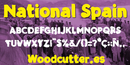 National Spain Font Poster 4