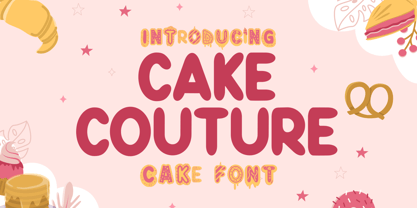 Cake Couture Font Poster 1