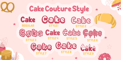 Cake Couture Font Poster 10