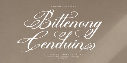 Bittenong Cenduin Font Poster 1