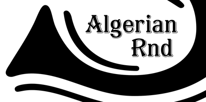 Algerian Rnd Font Poster 1