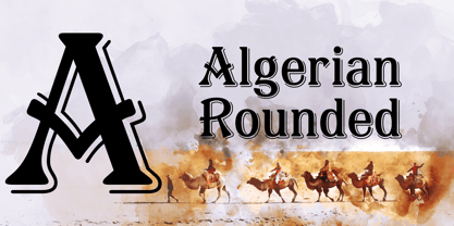 Algerian Rnd Font Poster 5