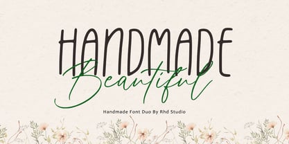 Handmade Beautiful Font Poster 1
