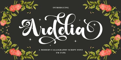 Ardelia Font Poster 1