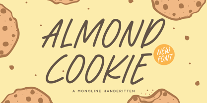 Almond Cookie Font Poster 1