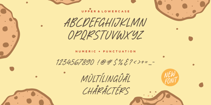 Almond Cookie Font Poster 5