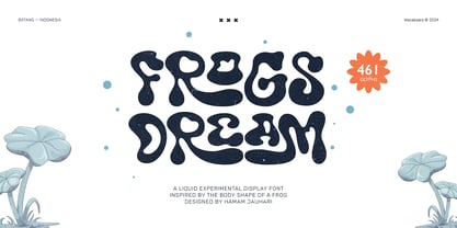 Frogs Dream Font Poster 1