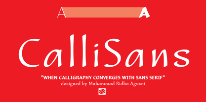 CalliSans Font Poster 1