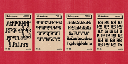 Hickertown Font Poster 10