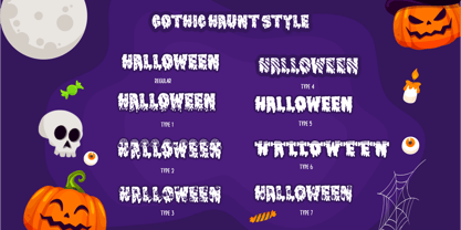 Gothic Haunt Font Poster 10