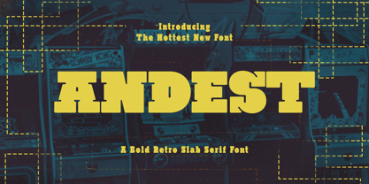 Andest Font Poster 1