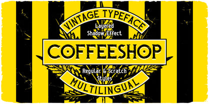 Coffeeshop Font Poster 1