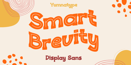 Smart Brevity Font Poster 1