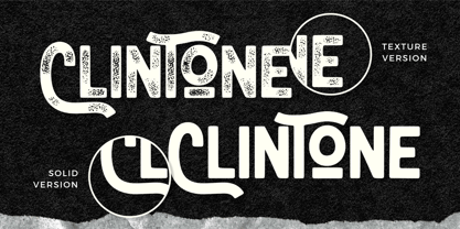 Clintone Font Poster 9