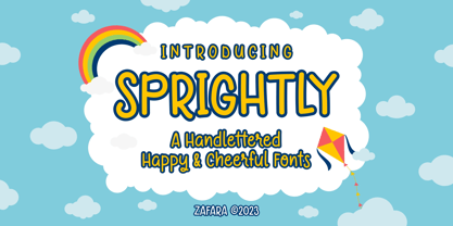 Sprightly Font Poster 1