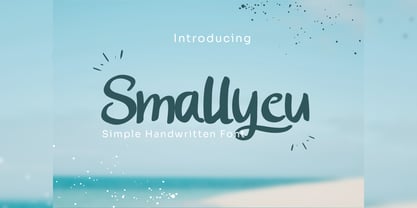 Smallyeu Font Poster 1