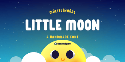 Little Moon Font Poster 1