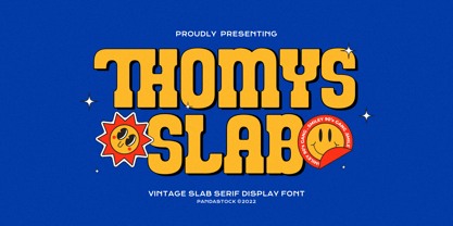 Thomys Slab Font Poster 1