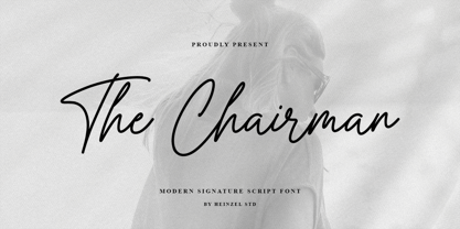 The Chairman Font Poster 1