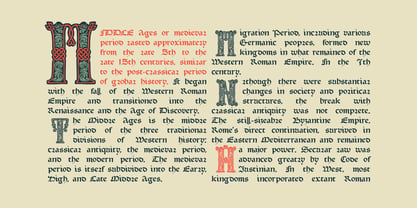 Medieval Knots Font Poster 9