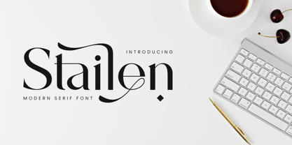 Stailen Font Poster 1