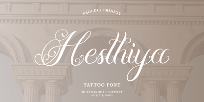 Hesthiya Font Poster 1